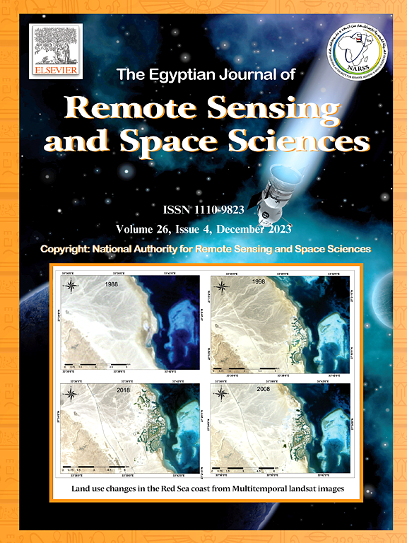 Go to journal home page - The Egyptian Journal of Remote Sensing and Space Sciences